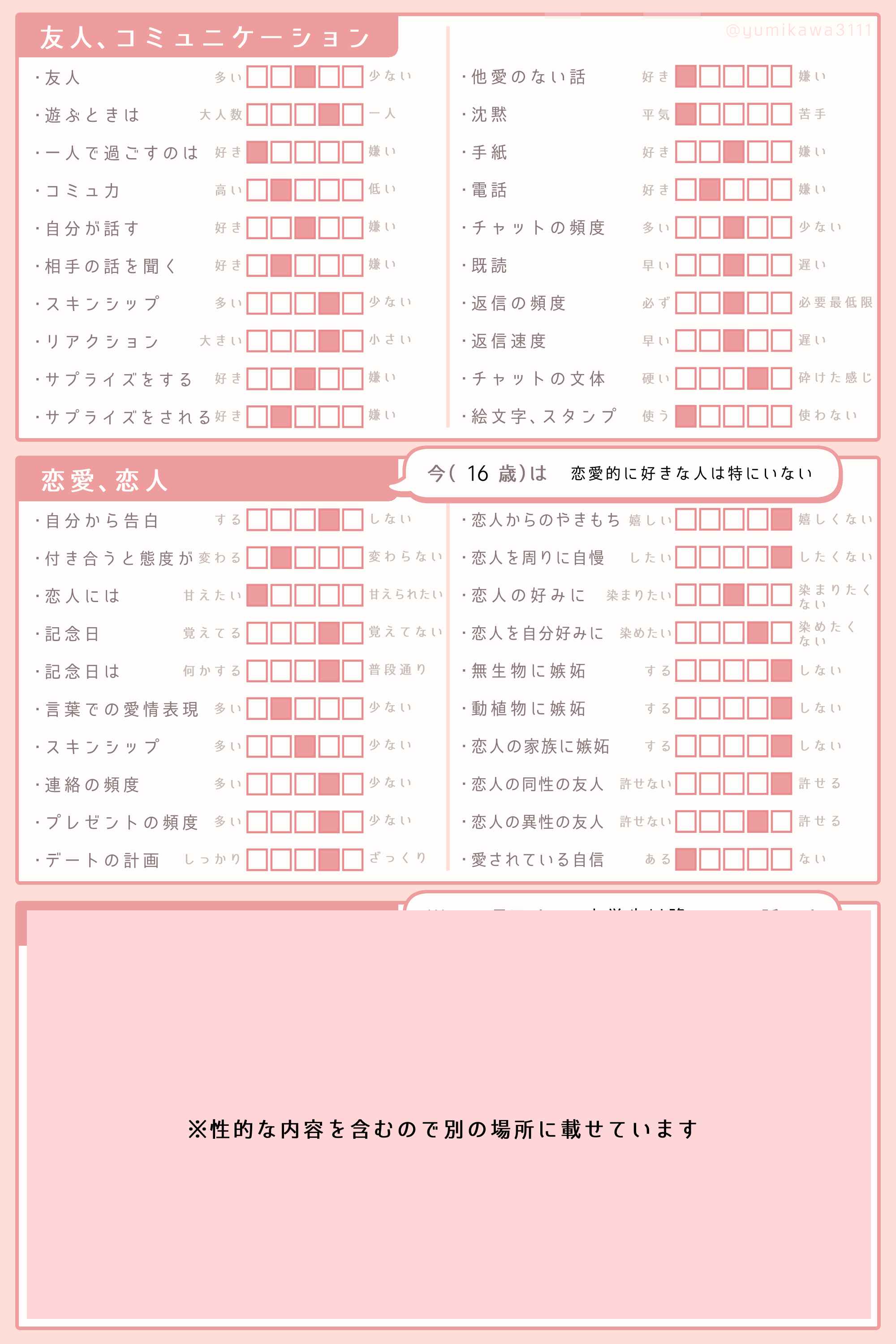 二ツ坂まいの超詳細設定４